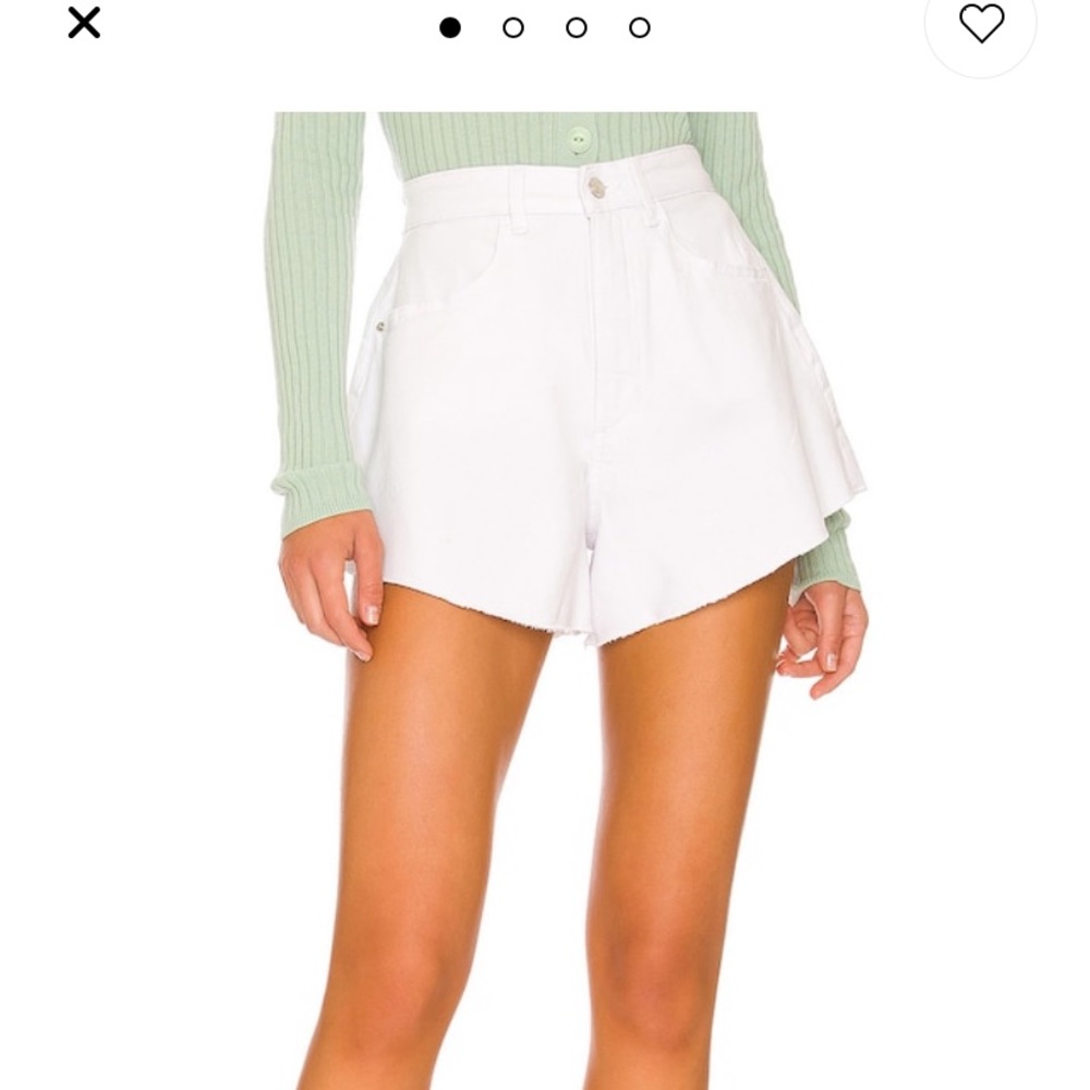 NWT white high waisted shorts